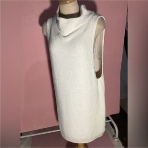 Sleeveless Ivory Sweater for Women